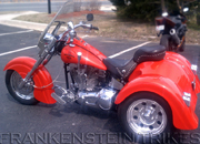 1998 H-D softail with Frankenstein Trike Kit and indian body
